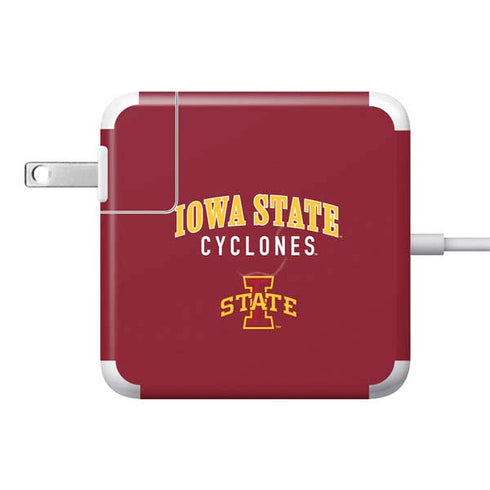 Iowa State University Collegiate Text 85W Power Adapter (15 and 17 inch MacBook Pro Charger) Skin
