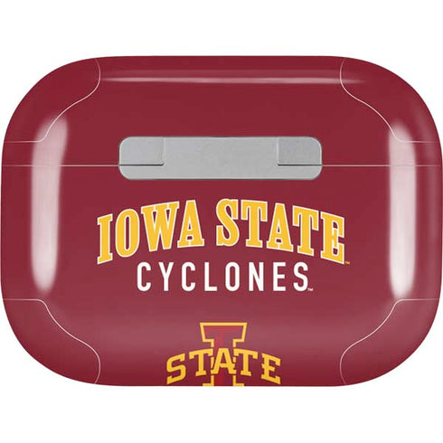 Iowa State University Collegiate Text AirPods Pro 2nd Gen Skin
