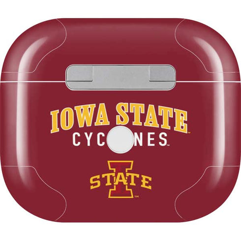 Iowa State University Collegiate Text Apple AirPods (3rd Gen 2021) Skin