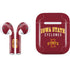 Iowa State University Collegiate Text Apple AirPods Skin