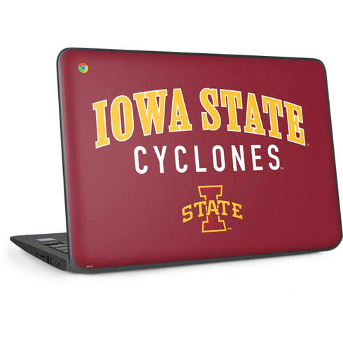 Iowa State University Collegiate Text HP Chromebook Skin