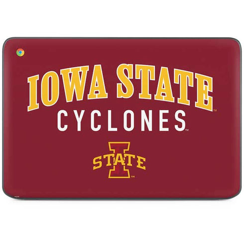 Iowa State University Collegiate Text HP Chromebook Skin