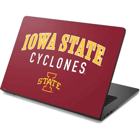 Iowa State University Collegiate Text Dell Chromebook Skin