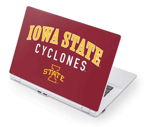 Iowa State University Collegiate Text Acer Chromebook Skin