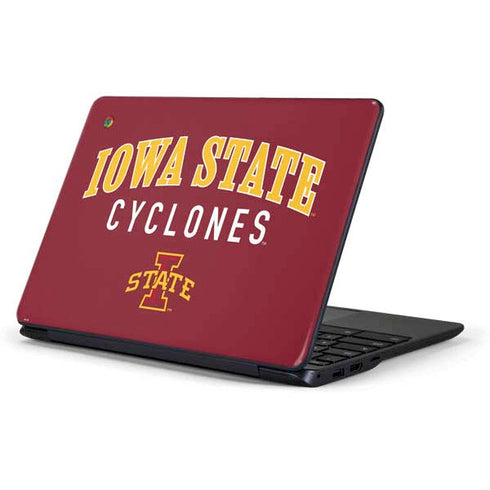 Iowa State University Collegiate Text Samsung Chromebook Skin