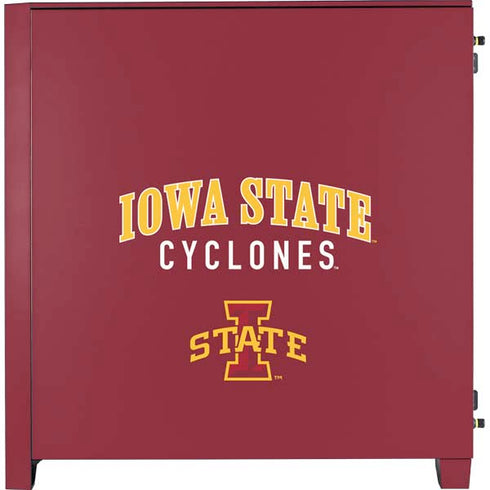 Iowa State University Collegiate Text Corsair 4000D Tempered Glass Mid-Tower ATX Case Skin