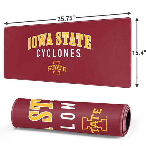 Iowa State University Collegiate Text Gaming Mouse Pad