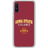 Iowa State University Collegiate Text Galaxy A10e Clear Case