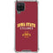 Iowa State University Collegiate Text Galaxy A12 Clear Case
