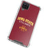 Iowa State University Collegiate Text Galaxy A12 Clear Case