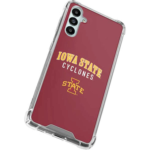 Iowa State University Collegiate Text Galaxy A14 5G Clear Case
