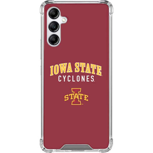 Iowa State University Collegiate Text Galaxy A15 5G Clear Case