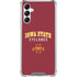 Iowa State University Collegiate Text Galaxy A15 5G Clear Case