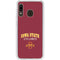 Iowa State University Collegiate Text Galaxy A20 Clear Case