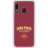 Iowa State University Collegiate Text Galaxy A20 Clear Case