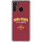 Iowa State University Collegiate Text Galaxy A21 Clear Case