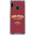 Iowa State University Collegiate Text Galaxy A30 Clear Case