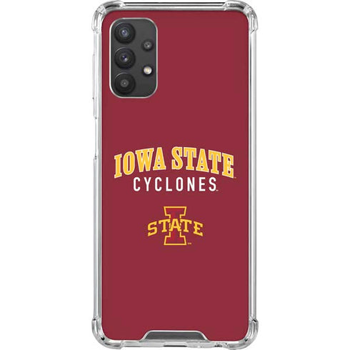 Iowa State University Collegiate Text Galaxy A32 5G Clear Case