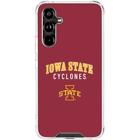 Iowa State University Collegiate Text Galaxy A54 5G Clear Case