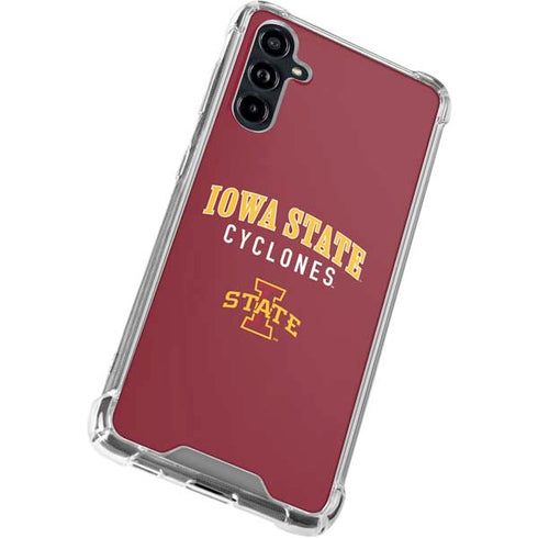 Iowa State University Collegiate Text Galaxy A54 5G Clear Case