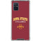 Iowa State University Collegiate Text Galaxy A71 5G Clear Case