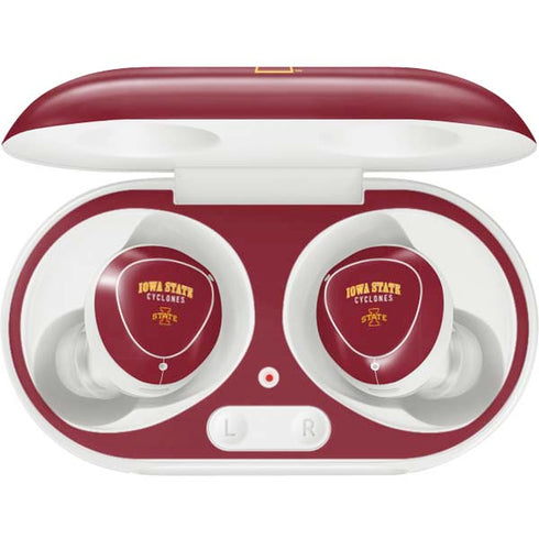Iowa State University Collegiate Text Galaxy Buds Plus Skin