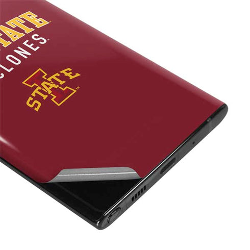 Iowa State University Collegiate Text Galaxy Note 10 Plus Skin