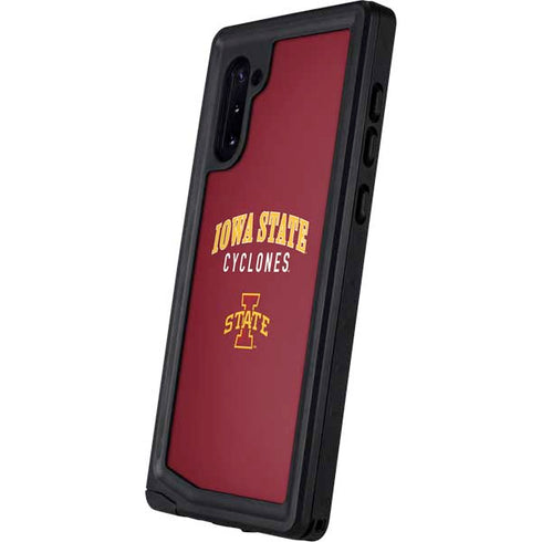Iowa State University Collegiate Text Galaxy Note 10 Waterproof Case