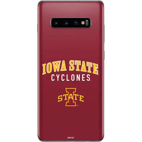 Iowa State University Collegiate Text Galaxy S10 Plus Skin