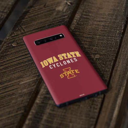 Iowa State University Collegiate Text Galaxy S10 Skin