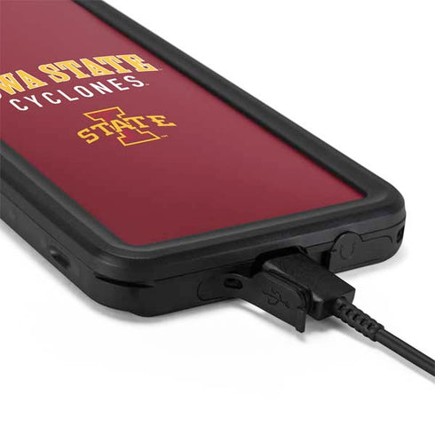 Iowa State University Collegiate Text Galaxy S20 Waterproof Case