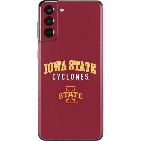 Iowa State University Collegiate Text Galaxy S21 Plus 5G Skin