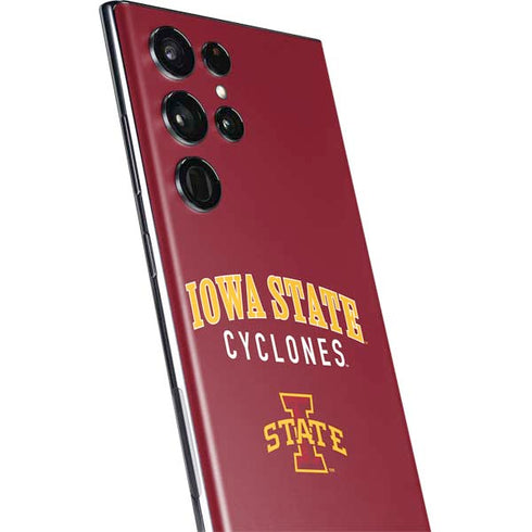 Iowa State University Collegiate Text Galaxy S22 Ultra Skin