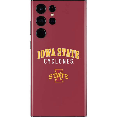 Iowa State University Collegiate Text Galaxy S22 Ultra Skin