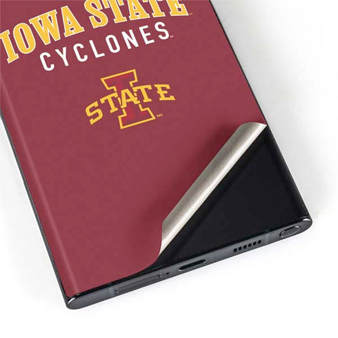 Iowa State University Collegiate Text Galaxy S22 Ultra Skin