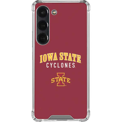 Iowa State University Collegiate Text Galaxy S23 Clear Case