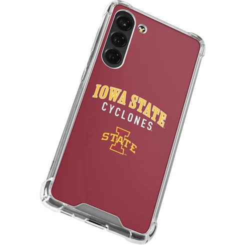 Iowa State University Collegiate Text Galaxy S23 Plus Clear Case