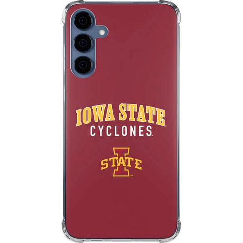 Iowa State University Collegiate Text Galaxy S24 Clear Case