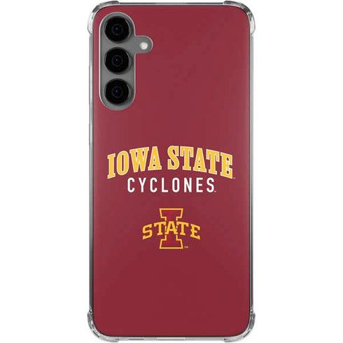 Iowa State University Collegiate Text Galaxy S24 Plus Clear Case