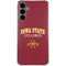 Iowa State University Collegiate Text Galaxy S24 Plus Clear Case