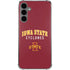 Iowa State University Collegiate Text Galaxy S24 Plus Clear Case
