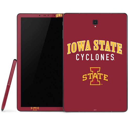 Iowa State University Collegiate Text Samsung Galaxy Tab Skin