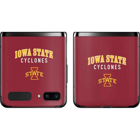 Iowa State University Collegiate Text Galaxy Z Flip Skin