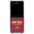 Iowa State University Collegiate Text Galaxy Z Flip5 5G Clear Case