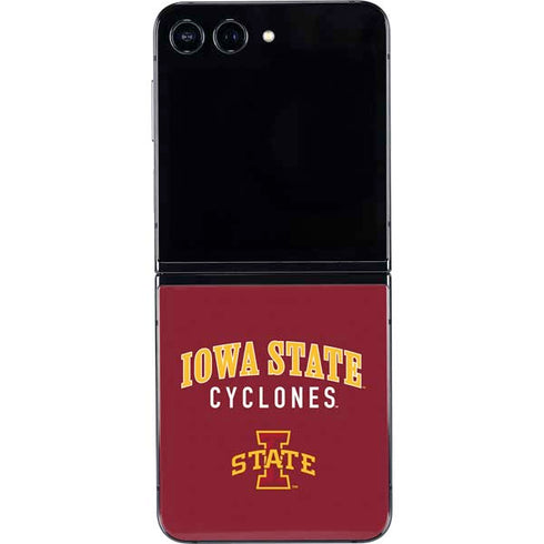 Iowa State University Collegiate Text Galaxy Z Flip5 5G Skin