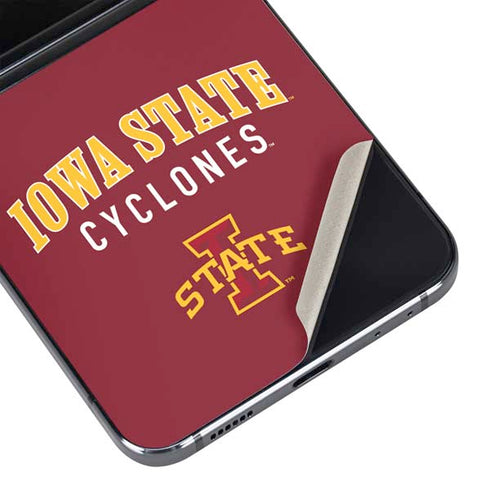 Iowa State University Collegiate Text Galaxy Z Flip5 5G Skin