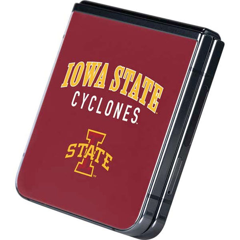 Iowa State University Collegiate Text Galaxy Z Flip5 5G Skin