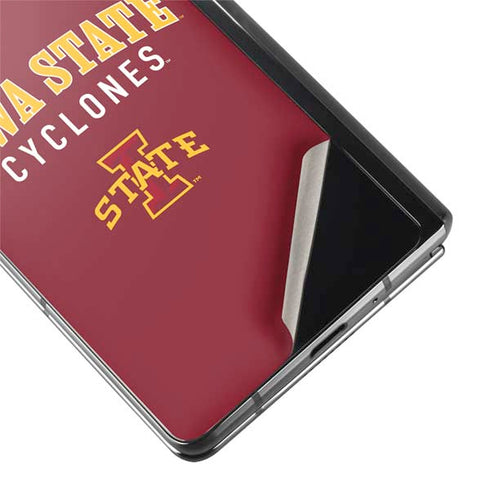 Iowa State University Collegiate Text Galaxy Z Fold2 5G Skin