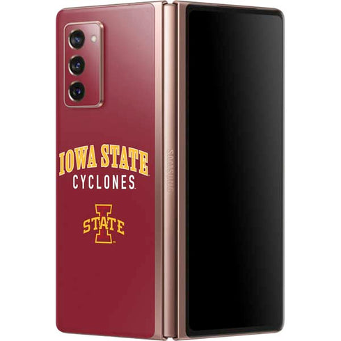 Iowa State University Collegiate Text Galaxy Z Fold2 5G Skin
