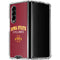 Iowa State University Collegiate Text Galaxy Z Fold4 5G Clear Case